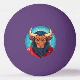 Head of a minotaur from greek mythology pingpongballen