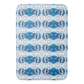 Head Of Bearded Blue Alien With Glasses Sci-Fi Art Badmat (Voorkant Verticaal)