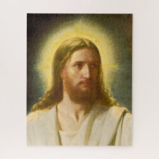 Head of Christ by Carl Heinrich Bloch Legpuzzel (Verticaal)