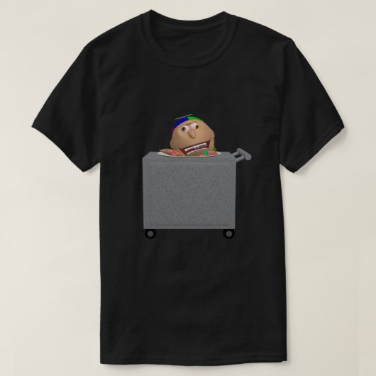 Head on a Plate on Cart (No lid) T-shirt (Design voorkant)
