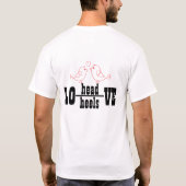 Head Over Heels in Love Design T-shirt (Achterkant)