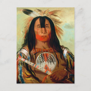 Head war chief of the Blood Indians. Briefkaart