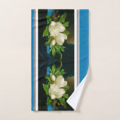 Heade Giant Magnolia Flower Blossom Bath Towels Bad Handdoek (Handdoek)