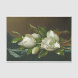 Heade Magnolias Floral Painting Tissuepapier