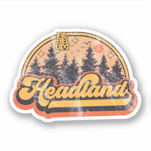 Headland, Alabama Sticker (Voorkant)