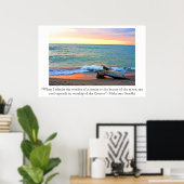 Headlands Sunset Poster (Thuiskantoor)