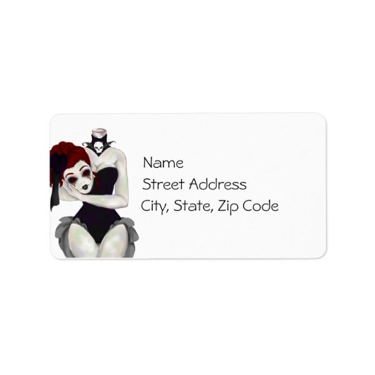 Headless Adresetiketten Etiket (Voorkant)