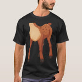 Headless Deer Lazy Diy Halloween Kostuum Fun Anima T-shirt (Voorkant)
