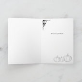 Headless Horseman Halloween Wenskaart Kaart (Binnen)