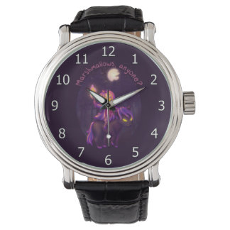 Headless Horseman Roasting Marshmallow Art Horloge