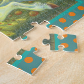 HEADLESS HORSEMAN SCARECROW ON WHITE MULE PUZZLE (Côté)