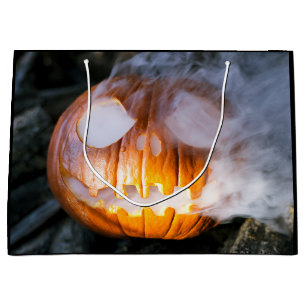 Headless Horseman's Jack-o-Lantern Head a Flame Groot Cadeauzakje