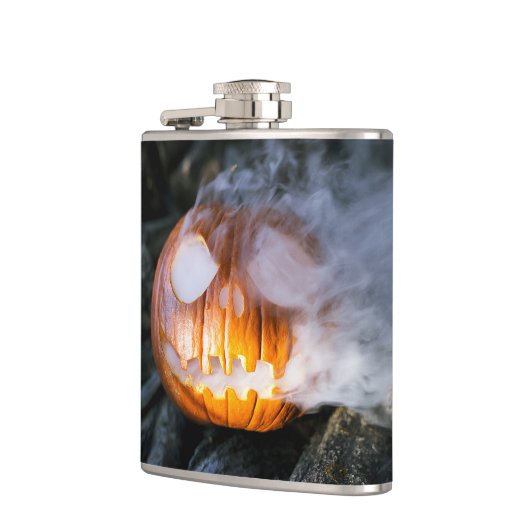 Headless Horseman's Jack-o-Lantern Head a Flame Heupfles (Links)