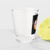 Headless Horseman's Jack-o-Lantern Head a Flame Shot Glas (Links)