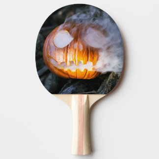 Headless Horseman's Jack-o-Lantern Head a Flame Tafeltennisbatje