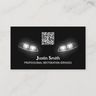 Headlight Restoration Mobile Detail QR Visitekaartje
