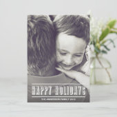 HEADLINE DE VACANCES | CARTE PHOTO VACANCES (Debout devant)