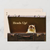 HEADS UP RELOCATION CARD BRIEFKAART (Voorkant / Achterkant)