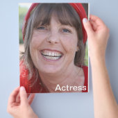 Headshot Comp Kaart - Actor Zed Kaart (Hand)