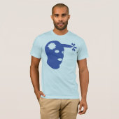 Headshot Groot, donkerblauw T-shirt (Voorkant volledig)