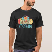 Headstart Pencil Cheetah Print Teach Love T-shirt (Voorkant)