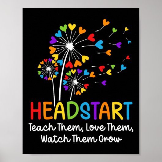 Headstart Teacher Early Childhood Educator  Poster (Voorkant)