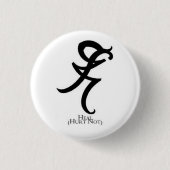 Heal Rune Mortal Instruments Ronde Button 3,2 Cm (Voorkant)