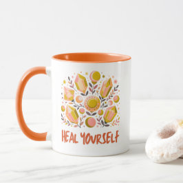 Heal Yourself Combo Mug - Celestial Crystal Set Mok