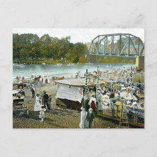 Healdsburg, CA Russian River Carte postale 1908
