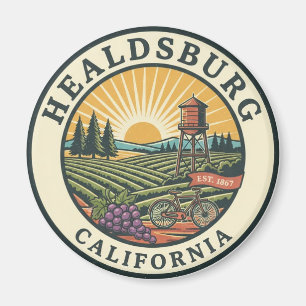 Healdsburg California Reis Magneet