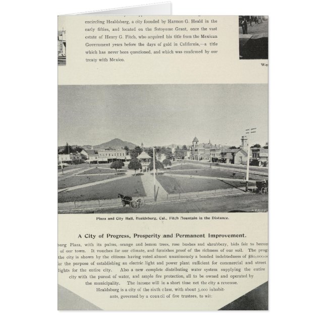 Healdsburg, Californië (Voorkant)