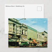 Healdsburg Californië vintage  Briefkaart (Voorkant / Achterkant)