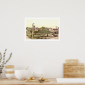 Healdsburg Stadscentrum Poster Print (Keuken)