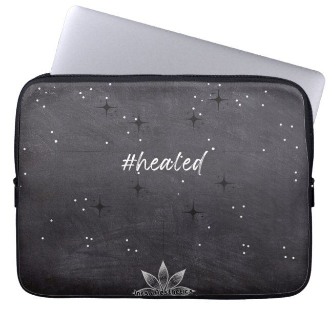 #healed  laptop sleeve (Voorkant)