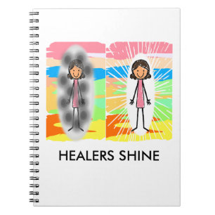 "HEALERS SHINE" - Draallaptop Notitieboek
