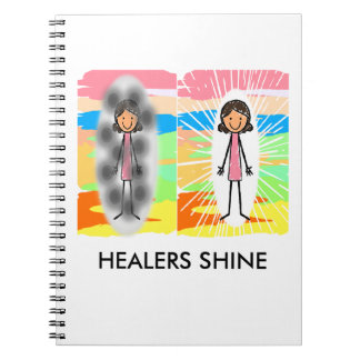 "HEALERS SHINE" - Draallaptop Notitieboek