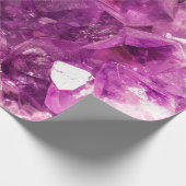 Healing Amethyst Gemstone Cadeaupapier (Hoek)