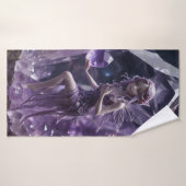 Healing Amethyst kristallen Fairy Badhanddoek (Badhanddoek)