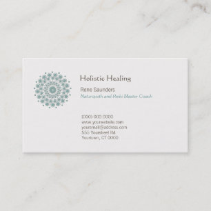 Healing Arts en Natural Healing Circle Logo Visitekaartje