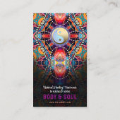 Healing Blue Light Energy Visitekaartje (Achterkant)