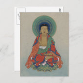 Healing Buddha briefkaart (Voorkant / Achterkant)