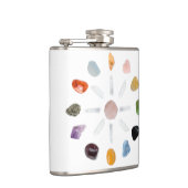 *~* Healing Chakra Stones Crystal Grid Energy Heupfles (Rechts)