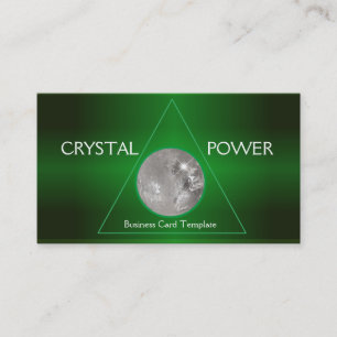 Healing Crystal Ball Visitekaartje