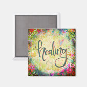 "Healing" ÉÉN WORD Inspiron Magnet Magneet (Voorkant / Achterkant)