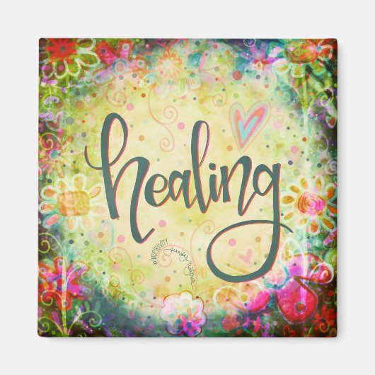 "Healing" ÉÉN WORD Inspiron Magnet Magneet (Voorkant)
