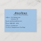 *~* Healing Energy Massage Yoga Reiki Crystal Visitekaartje (Achterkant)