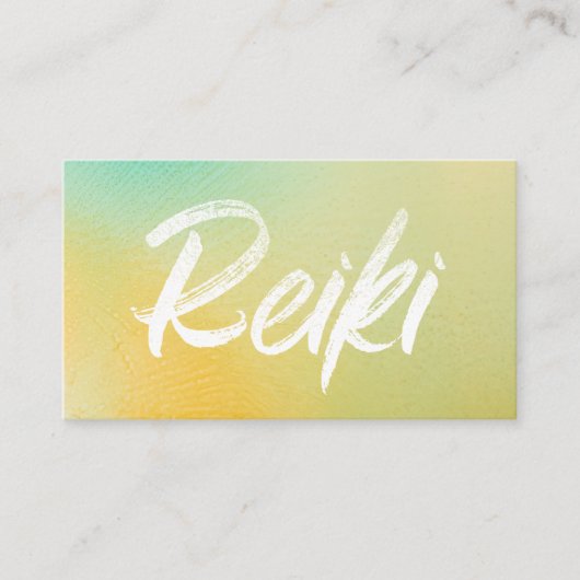 *~* Healing Energy Reiki Master Reiki Practitioner Visitekaartje (Voorkant)