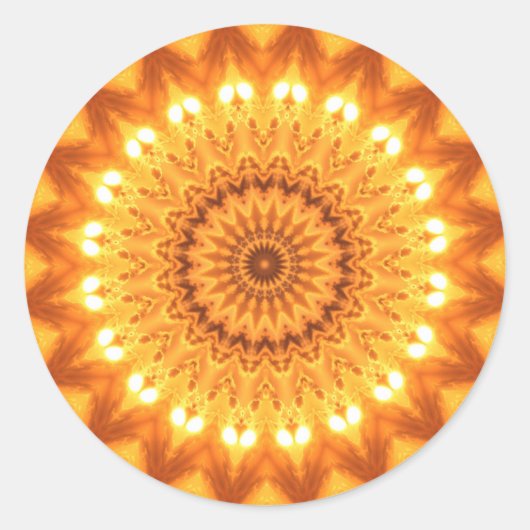 Healing Energy Sunny Mandala Stickers - TBA (Voorkant)