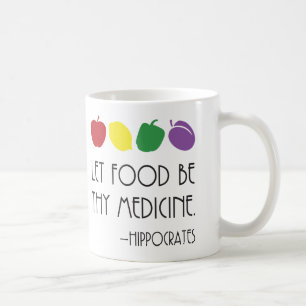 Healing Food Hippocrates Quote Koffiemok