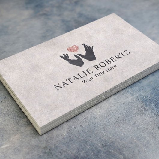 Healing Hands & Heart massagetherapie Visitekaartje